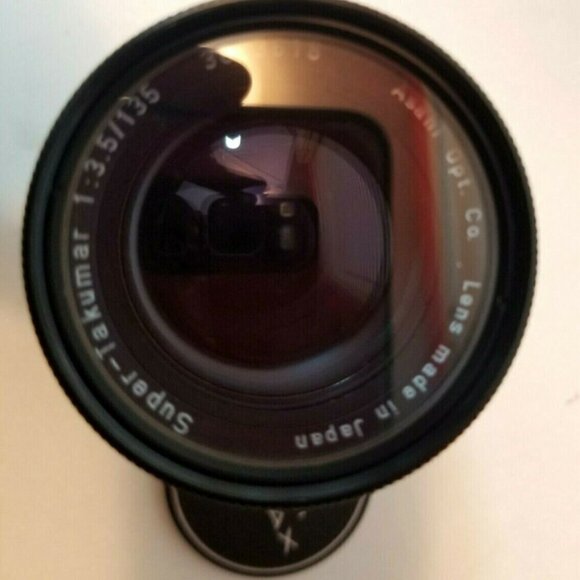 Asahi Pentax Camera Lens Takumar 3.5 135mm Super Multicoated Telephoto Skylight - Picture 5 of 10